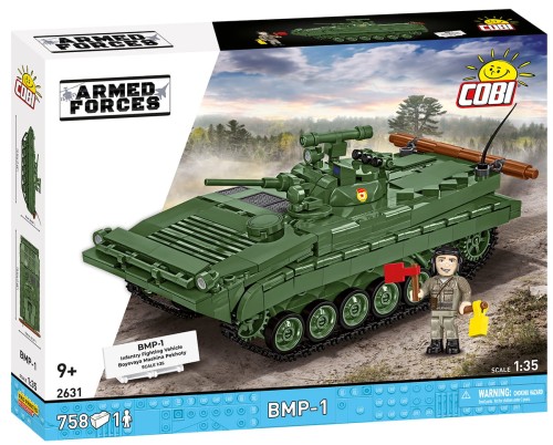 KLOCKI COBI 2631 Radziecki bojowy wóz piechoty BMP-1 ARMED FORCES 758 el.
