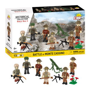 KLOCKI COBI 2063 Figurki Bitwa Battle of Monte Casino HISTORICAL COLLECTION WWII 73 El.