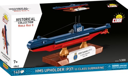 KLOCKI COBI 4862 Okręt Podwodny HMS Upholder (P37) Royal Navy HISTORICAL COLLECTION WWII 140 El.