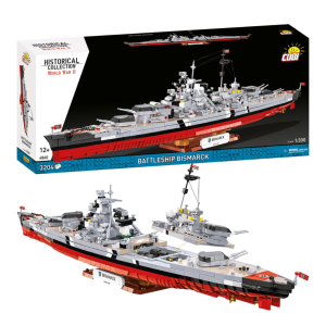 KLOCKI COBI 4860 Okręt Wojenny Battleship Bismarck HISTORICAL COLLECTION WWII 3204 El.