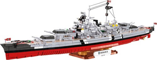 KLOCKI COBI 4860 Okręt Wojenny Battleship Bismarck HISTORICAL COLLECTION WWII 3204 El.