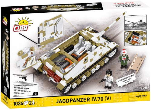 KLOCKI COBI 2668 Niszczyciel Czołgów Jagdpanzer IV/70 (V) HISTORICAL COLLECTION WWII 1024 El.