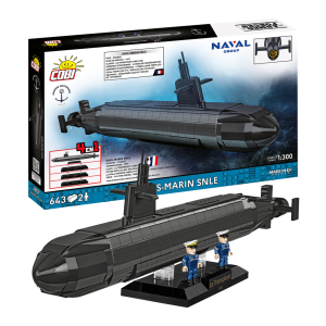 KLOCKI COBI 4859 Okręt podwodny Sous-Marin Nucleaire Snle 4W1 ARMED FORCES 643 el.