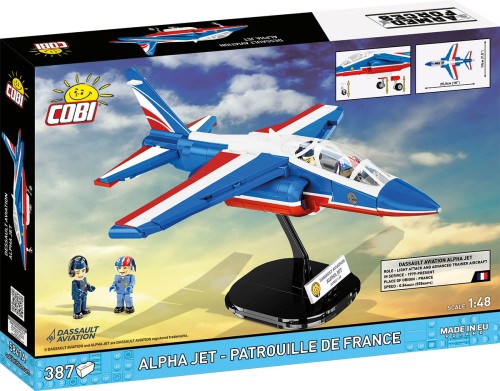 KLOCKI COBI 5841A Samolot Alpha Jet Patrouille De France ARMED FORCES 387 el.