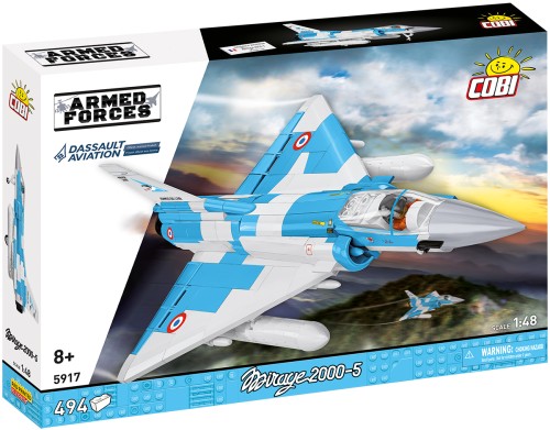 KLOCKI COBI 5917 Samolot Mirage 2000-5 ARMED FORCES 494 EL.