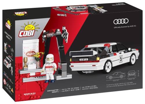 KLOCKI COBI 24666 Samochód Audi quattro Group 4 (1981) ACTION TOWN 167 EL.