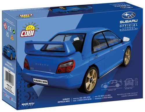 KLOCKI COBI 24648 Samochód Auto Subaru Impreza WRX ACTION TOWN 67 el.