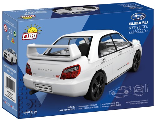 KLOCKI COBI 24649 Samochód Auto Subaru Impreza WRX STI ACTION TOWN 65 el.