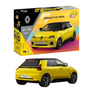 KLOCKI COBI 24673 Samochód Auto Renault 5 E-Tech Yellow ACTION TOWN 78 el.
