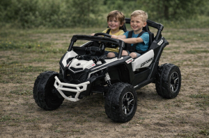 Toyz Maverick terenowy pojazd akumulatorowy dla dzieci 24V 4x200W auto na akumulator BIAŁY