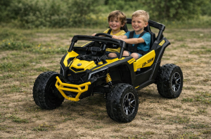 Toyz Maverick terenowy pojazd akumulatorowy dla dzieci 24V 4x200W auto na akumulator ŻÓŁTY