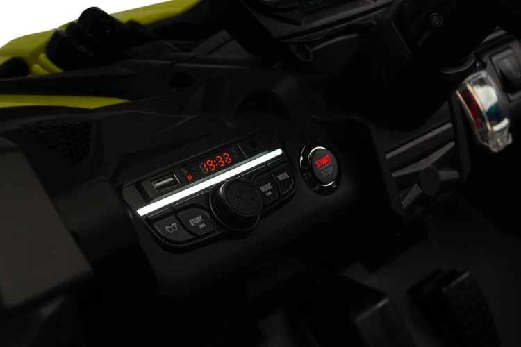 Toyz Maverick terenowy pojazd akumulatorowy dla dzieci 24V 4x200W auto na akumulator ŻÓŁTY