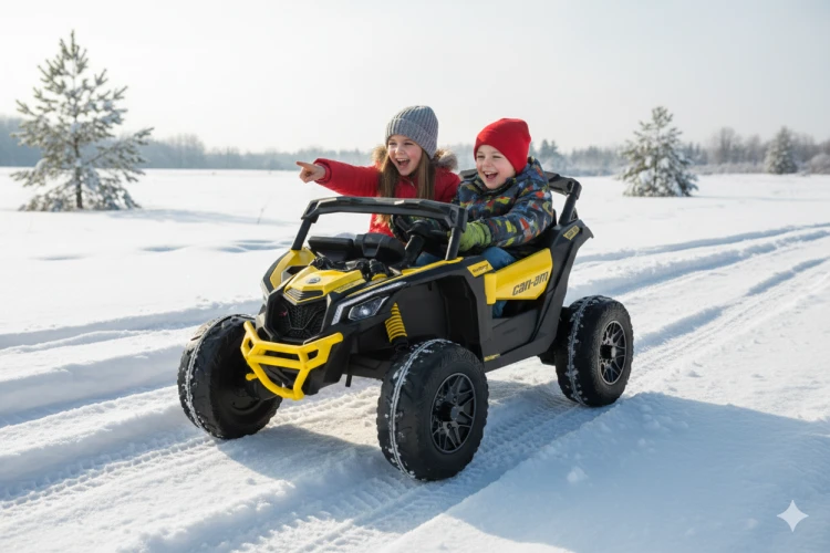 Toyz Maverick terenowy pojazd akumulatorowy dla dzieci 24V 4x200W auto na akumulator ŻÓŁTY
