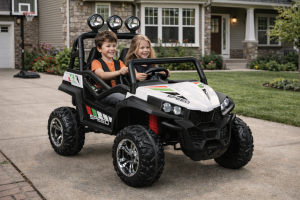 Toyz Grand Buggy terenowy samochód na akumulator dla dzieci 24V 4x45W BIAŁY 2 miejsca