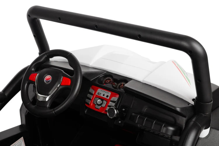Toyz Grand Buggy terenowy samochód na akumulator dla dzieci 24V 4x45W BIAŁY 2 miejsca