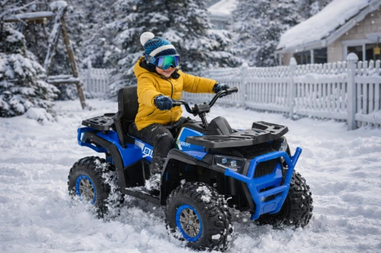 Toyz Terra quad terenowy na akumulator dla dzieci 4x45W 12V 4x4 NIEBIESKI