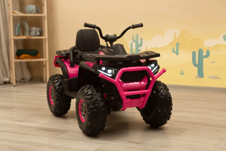 Toyz Terra quad terenowy na akumulator dla dzieci 4x45W 12V 4x4 RÓŻOWY