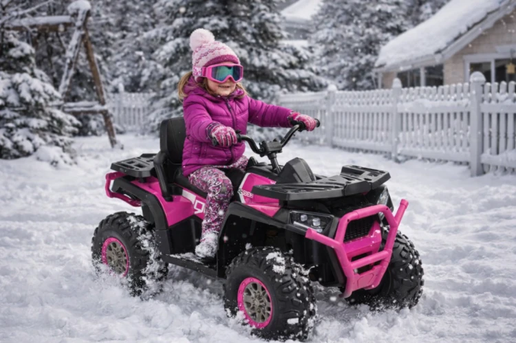 Toyz Terra quad terenowy na akumulator dla dzieci 4x45W 12V 4x4 RÓŻOWY
