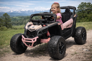 Toyz Maverick terenowy pojazd akumulatorowy dla dzieci 24V 4x200W auto na akumulator RÓŻOWY