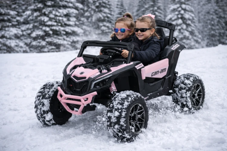 Toyz Maverick terenowy pojazd akumulatorowy dla dzieci 24V 4x200W auto na akumulator RÓŻOWY