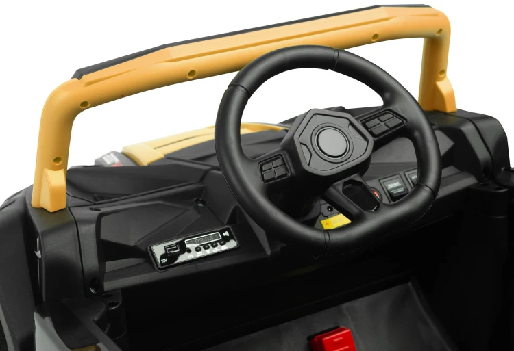 Toyz Axel pojazd na akumulator dla dzieci 12V 4x45W buggy ATV ZŁOTY