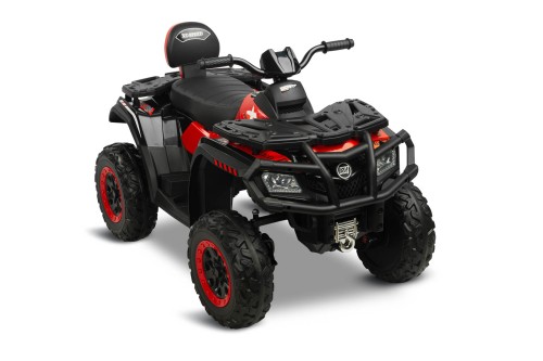 Toyz Rush quad na akumulator dla dzieci 24V 4x80W 4x4 CZERWONY