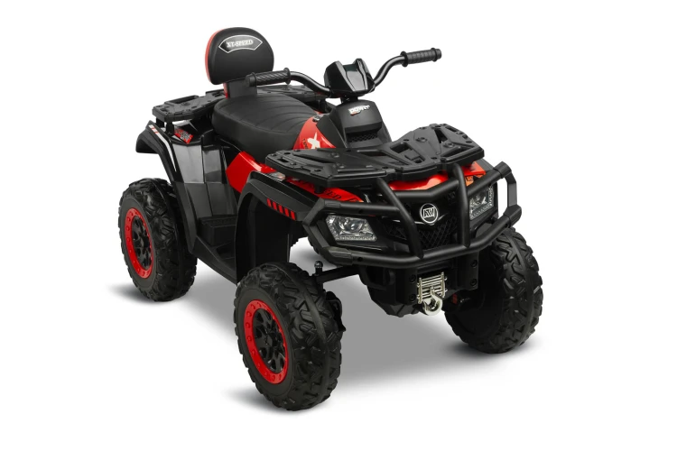 Toyz Rush quad na akumulator dla dzieci 24V 4x80W 4x4 CZERWONY
