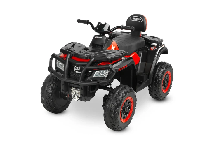 Toyz Rush quad na akumulator dla dzieci 24V 4x80W 4x4 CZERWONY