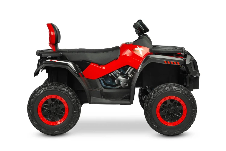 Toyz Rush quad na akumulator dla dzieci 24V 4x80W 4x4 CZERWONY