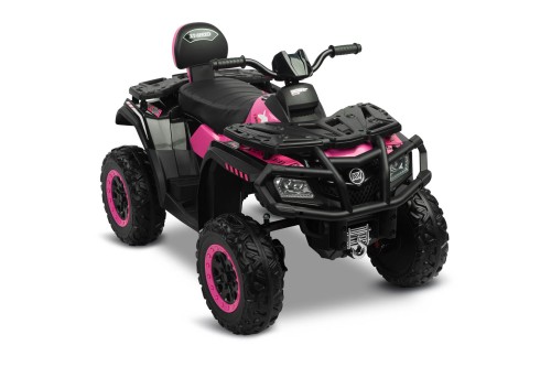 Toyz Rush quad na akumulator dla dzieci 24V 4x80W 4x4 RÓŻOWY