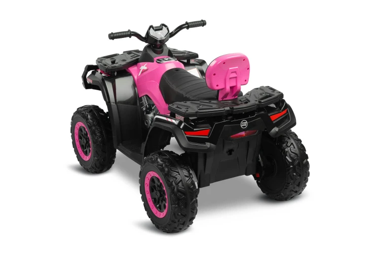 Toyz Rush quad na akumulator dla dzieci 24V 4x80W 4x4 RÓŻOWY