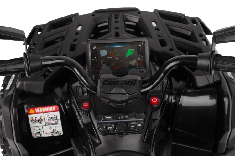 Toyz Outlander pojazd na akumulator dla dzieci 24V 4x200W 4x4 CZARNY
