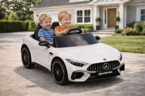 Toyz Mercedes SL63 samochód na akumulator dla dzieci 12V 7Ah BIAŁY