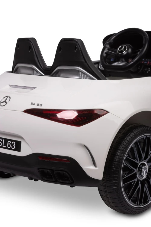 Toyz Mercedes SL63 samochód na akumulator dla dzieci 12V 7Ah BIAŁY