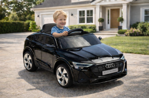 Toyz Audi E-tron samochód na akumulator dla dzieci 12V 7Ah 4x45W CZARNY