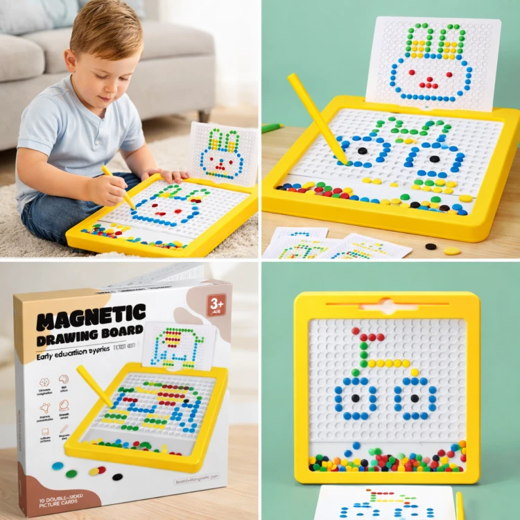 UKŁADANKA MAGNETYCZNA TABLICA MAGPAD XL