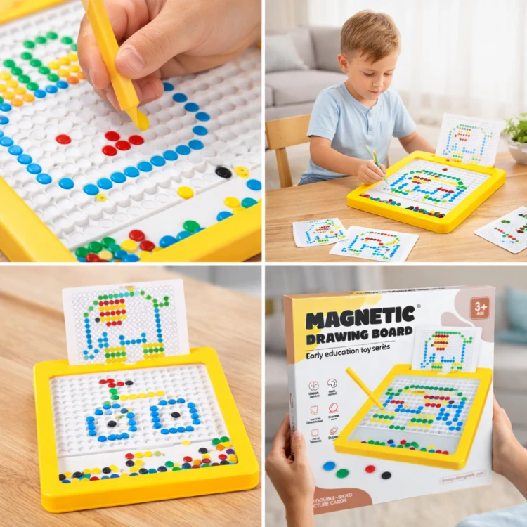 UKŁADANKA MAGNETYCZNA TABLICA MAGPAD XL
