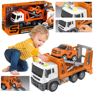 Samochód laweta holownik służby miejskie zabawka dla dzieci