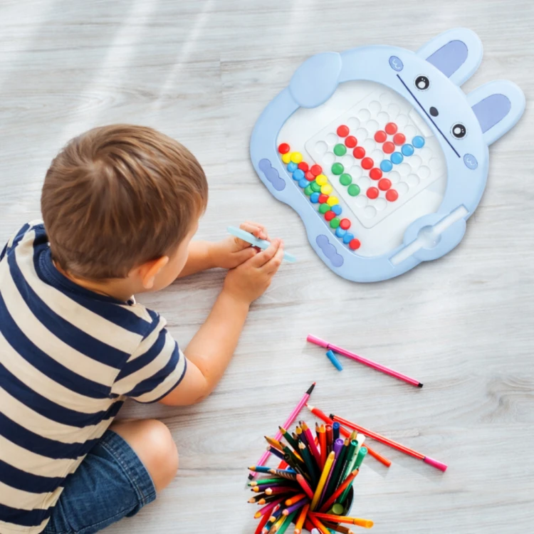Tablica magnetyczna Montessori królik dla dzieci edukacyjna zabawka prezent