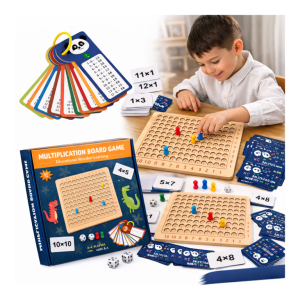 Tablica do nauki liczenia tabliczki mnożenia i dodawania gra edukacyjna 2w1
