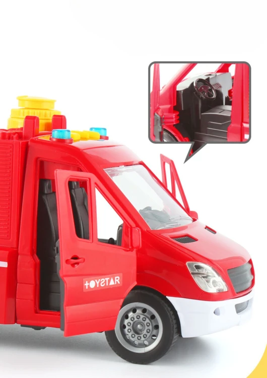 Auto straż pożarna pojazd ze światłem i dźwiękiem zabawka dla dzieci
