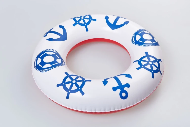 Koło dmuchane 45 cm Kotwice dla dzieci do pływania na basen i plażę