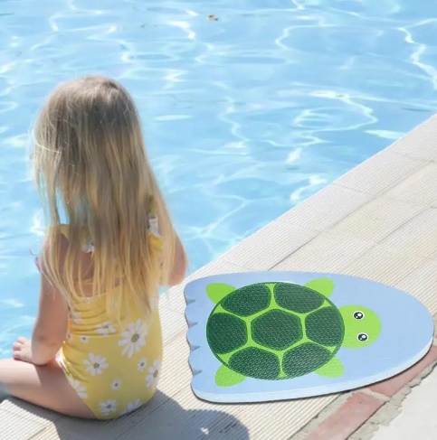 Deska piankowa do pływania Żółw dla dzieci na basen i plażę