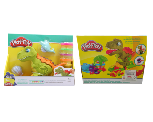Ciastolina masa plastyczna Dinozaur z akcesoriami dla dzieci