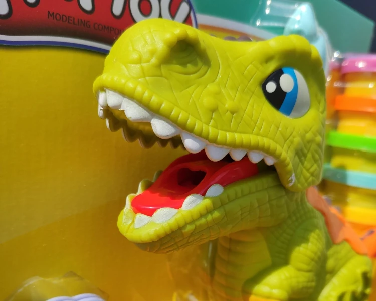 Ciastolina masa plastyczna Dinozaur z akcesoriami dla dzieci