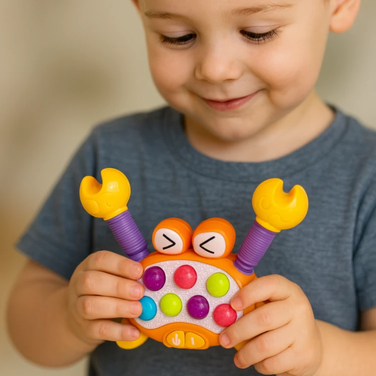 Gra zręcznościowa Krab 7w1 dla dzieci mix wzorów zabawka edukacyjna