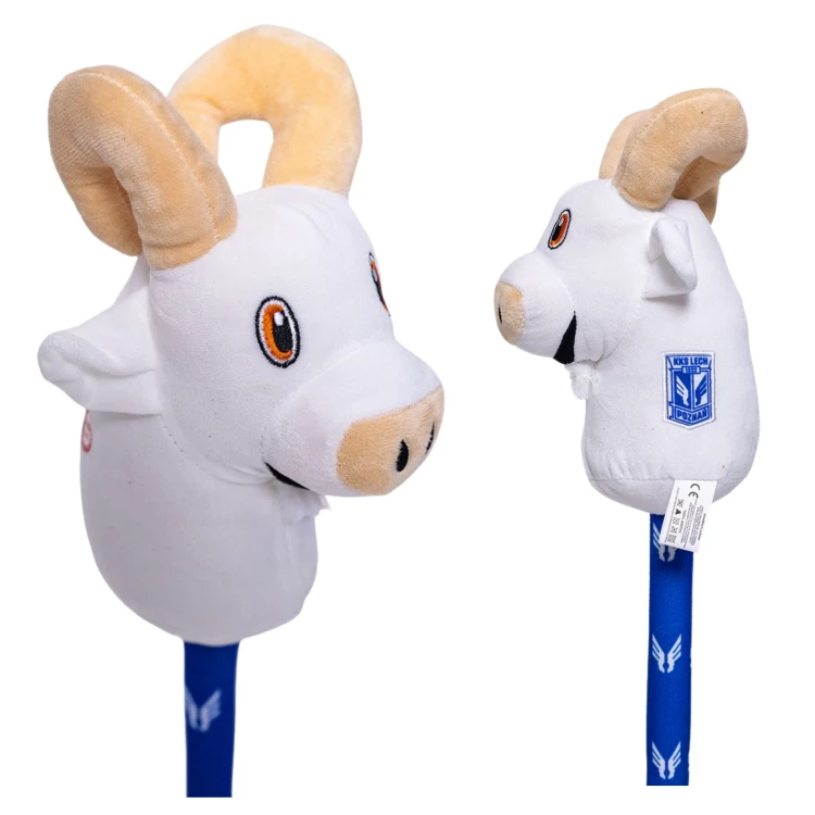 Koń na kiju Koziołek Lech dla dzieci zabawka do jeżdżenia hobby horse