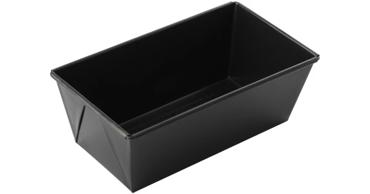 Keksówka fakturowa forma do pieczenia 21x11x7,5 cm blacha stal węglowa