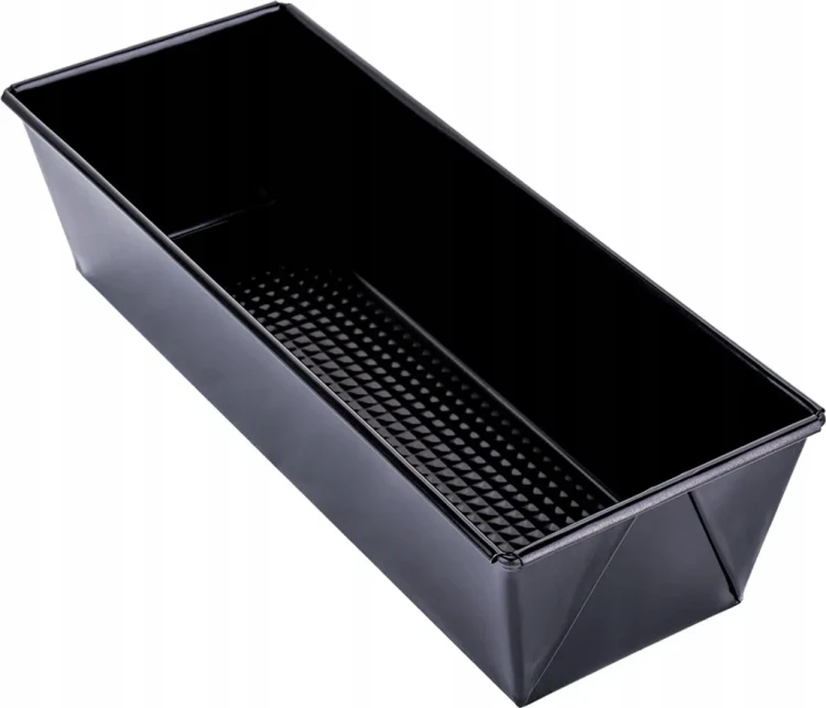 Keksówka fakturowa forma do pieczenia 31x12x7,8 cm blacha stal węglowa