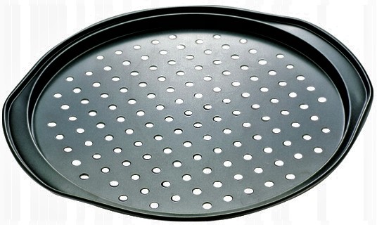 Forma do pizzy Berretti okrągła 36x33,5 cm non stick stal węglowa blacha